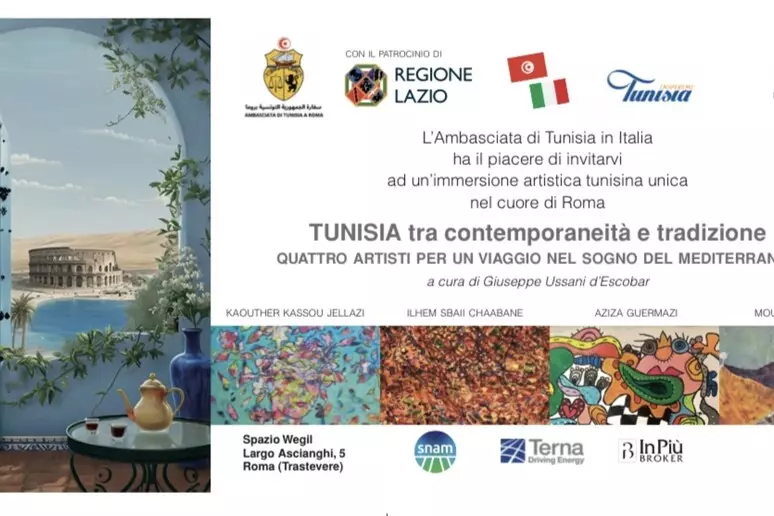 Al WeGil la mostra 'Tunisia tra contemporaneità e tradizione'