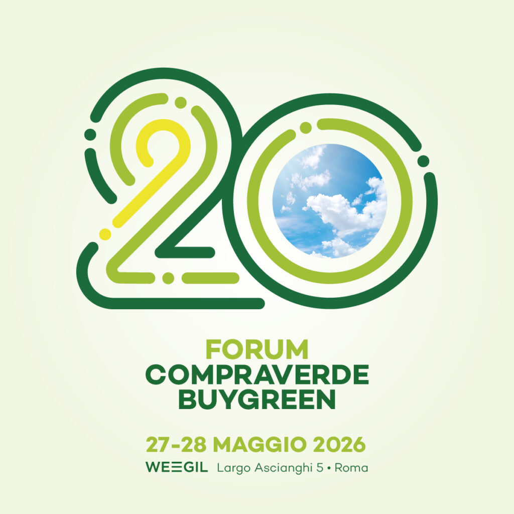 WEGIL ospita la 20ª edizione del Forum Compraverde Buygreen